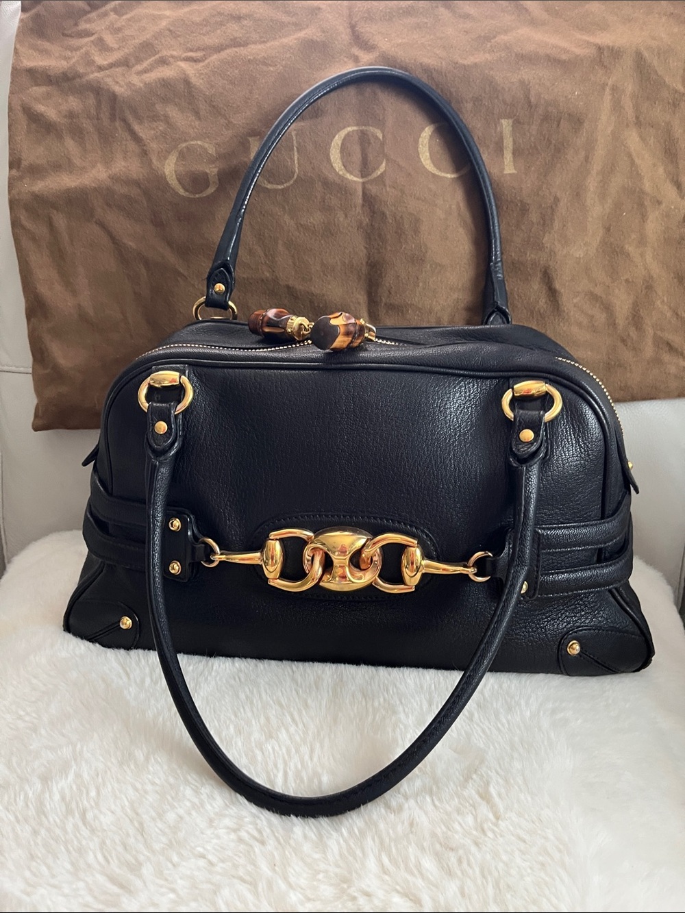 Gucci Horsebit 1955 leather handbag